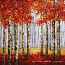 Aluminum Panel Reproduction Art Painting for Trees